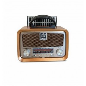 Everton RT-653  Solarlı,Şarjlı Nostaljik Radyo (Bluetooth-USB-SD-FM )