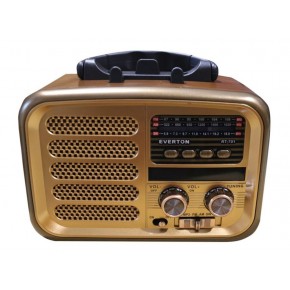 Everton RT-701 Fenerli ,Şarjlı  Nostaljik Radyo ( Bluetooth-USB-SD-FM )