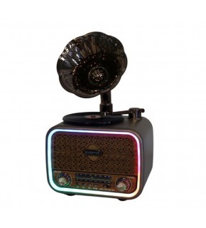 Everton Rt-709 Gramafonlu Bluetooth Fm-Usb-Tf-Aux  Şarjlı Nostaljik Radyo