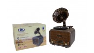 Everton Rt-709 Gramafonlu Bluetooth Fm-Usb-Tf-Aux Şarjlı Nostaljik Radyo Everton Rt-709 Gramafonlu Bluetooth Fm-Usb-Tf-Aux Şarjlı Nostaljik Radyo