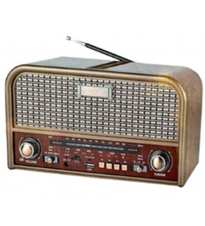 Everton RT-715  Bluetooth-USB-SD-FM Şarjlı  Nostaljik Radyo Led Fener Özellikli