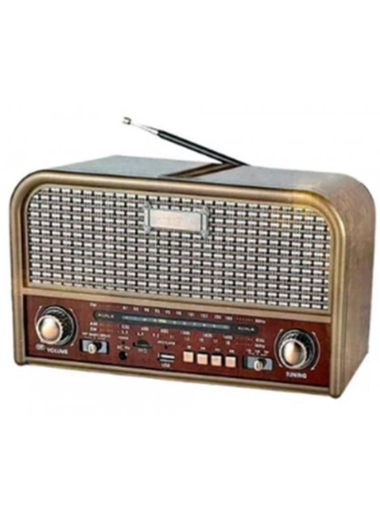 Everton RT-715 Bluetooth-USB-SD-FM Şarjlı Nostaljik Radyo Led Fener Özellikli Everton RT-715 Bluetooth-USB-SD-FM Şarjlı Nostaljik Radyo Led Fener Özellikli