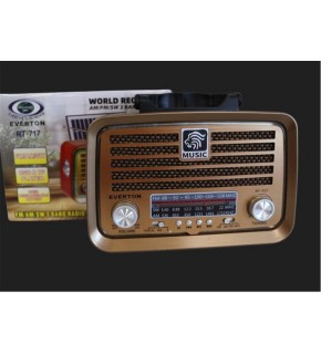 Everton RT-717  Bluetooth-USB-SD-AUX-TF Nostaljik Radyo