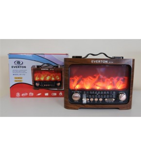 Everton Rt-733 Bluetooth Fm-Usb-Tf-Aux  Şarjlı Nostaljik Radyo