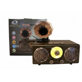 Everton Rt-748  Bluetooth Fm-Usb-Tf-Aux  Şarjlı Nostaljik Radyo