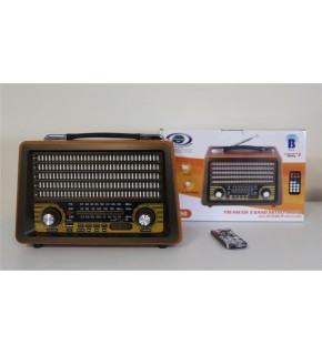 Everton Rt-750  Bluetooth Fm-Usb-Tf-Aux  Şarjlı Nostaljik Radyo