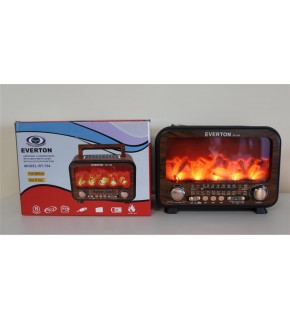 Everton Rt-754  Bluetooth Fm-Usb-Tf-Aux  Şarjlı Nostaljik Radyo