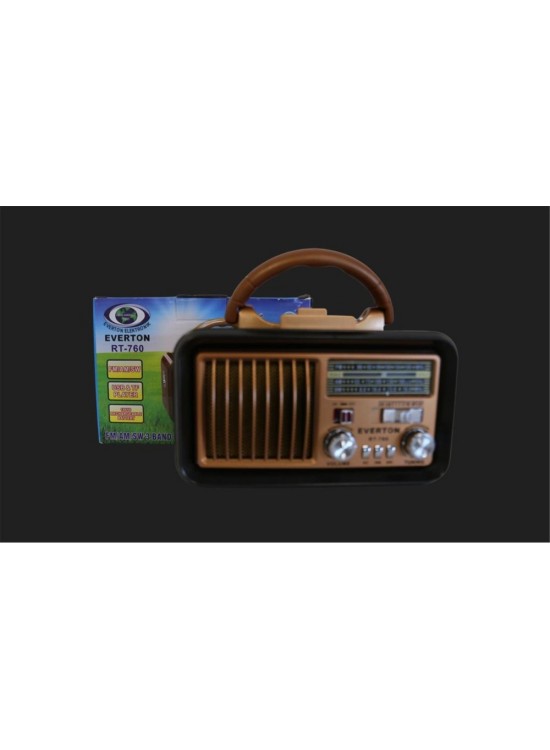 Everton RT-760 Bluetooth-USB-SD-AUX-TF Nostaljik Radyo Everton RT-760 Bluetooth-USB-SD-AUX-TF Nostaljik Radyo