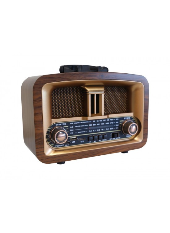 Everton Rt-876 Bluetooth Fm-Usb-Tf-Aux Şarjlı Nostaljik Radyo Everton Rt-876 Bluetooth Fm-Usb-Tf-Aux Şarjlı Nostaljik Radyo