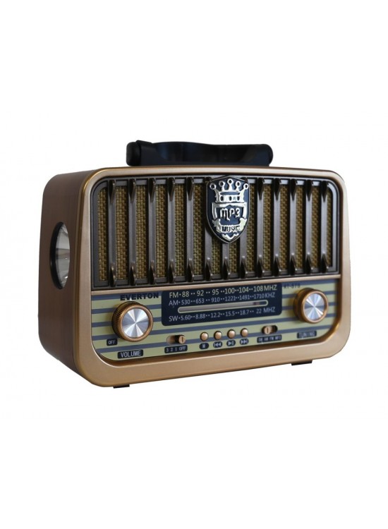 Everton Rt-878 Bluetooth (El Feneri) Fm-Usb-Tf-Aux Şarjlı Nostaljik Radyo Everton Rt-878 Bluetooth (El Feneri) Fm-Usb-Tf-Aux Şarjlı Nostaljik Radyo