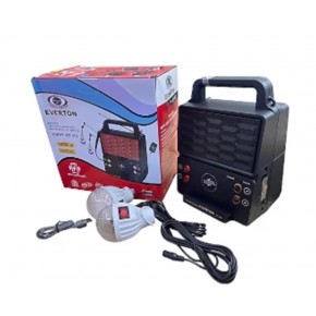 Everton Rt-913 -Usb-Tf Card -Mp3-Bluetooth-Mp3Güneş Enerjili Işıklı Radyo 2 Ampul Set