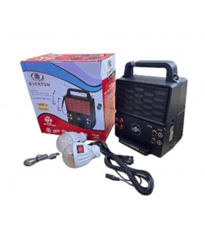 Everton Rt-913 -Usb-Tf Card -Mp3-Bluetooth-Mp3Güneş Enerjili Işıklı Radyo 2 Ampul Set