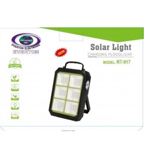 Everton Rt-917 Şarjlı 300w Solar Panelli Projektör Led