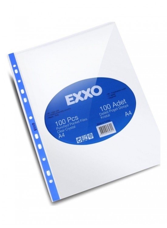 Exxo Poşet Dosya Kristal A4 (1 Adet)