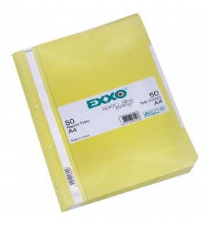 Exxo Telli Dosya Plastik A4 Sarı TT120 (1 Adet)