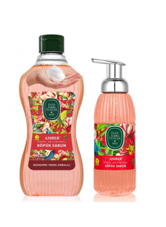 Eyüp Sabri Tuncer 1,5 lt+500 ml Amber Doğal Zeytinyağlı Köpük Sabun