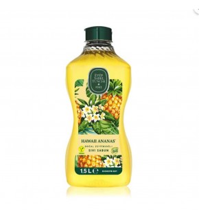 Eyüp Sabri Tuncer 1,5lt  Hawaii Ananas Doğal Zeytin Yağlı Sıvı Sabun Pet Şişe