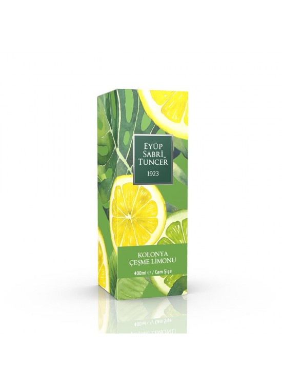 Eyüp Sabri Tuncer 400ml Cam Çeşme Limonu Kolonyası Eyüp Sabri Tuncer 400ml Cam Çeşme Limonu Kolonyası