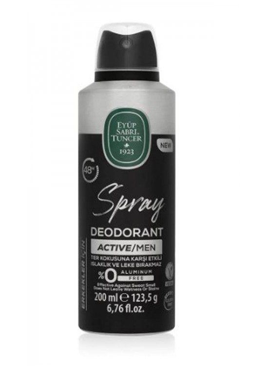 Eyüp Sabri Tuncer Active - Erkek Sprey Deodorant 200 ml Eyüp Sabri Tuncer Active - Erkek Sprey Deodorant 200 ml