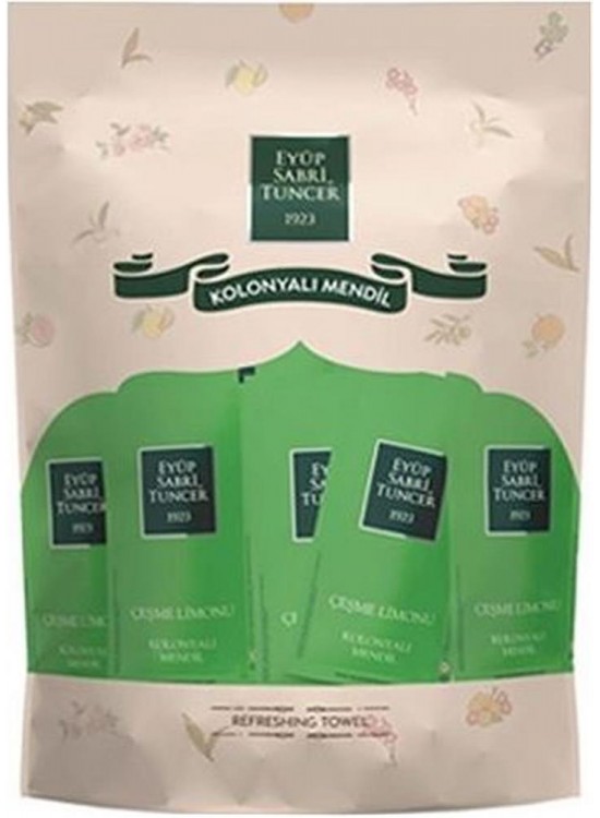 Eyüp Sabri Tuncer Çeşme Limonu Kolonyalı Mendil 150'li Paket