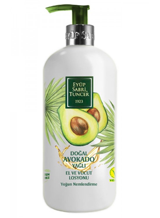 Eyüp Sabri Tuncer Doğal Avokado Yağlı  500ml El ve Vücut Losyonu