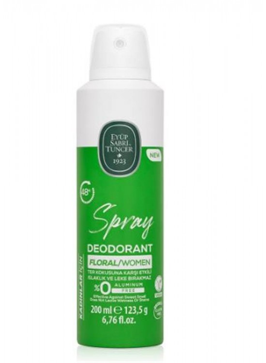 Eyüp Sabri Tuncer Floral-Kadın Sprey Deodorant 200 ml Eyüp Sabri Tuncer Floral-Kadın Sprey Deodorant 200 ml