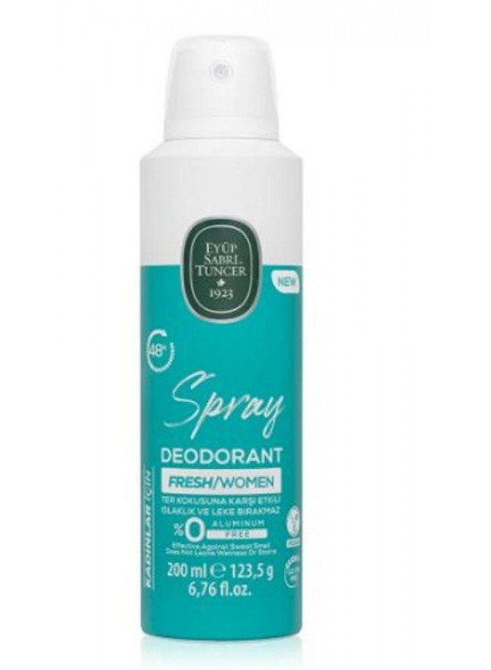 Eyüp Sabri Tuncer Fresh-Kadın Sprey Deodorant 200 ml Eyüp Sabri Tuncer Fresh-Kadın Sprey Deodorant 200 ml