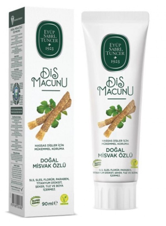 Eyüp Sabri Tuncer Misvak Özlü Diş Macunu 90ml Eyüp Sabri Tuncer Misvak Özlü Diş Macunu 90ml