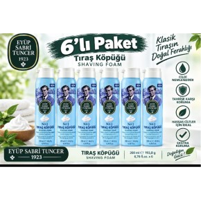 Eyüp Sabri Tuncer Tıraş Köpüğü No:1 - 200 ml 6lı Paket