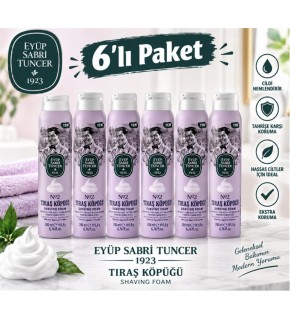 Eyüp Sabri Tuncer Tıraş Köpüğü No:2 - 200 ml 6lı Paket