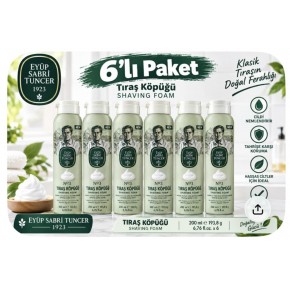 Eyüp Sabri Tuncer Tıraş Köpüğü No:3 - 200 ml 6lı Paket