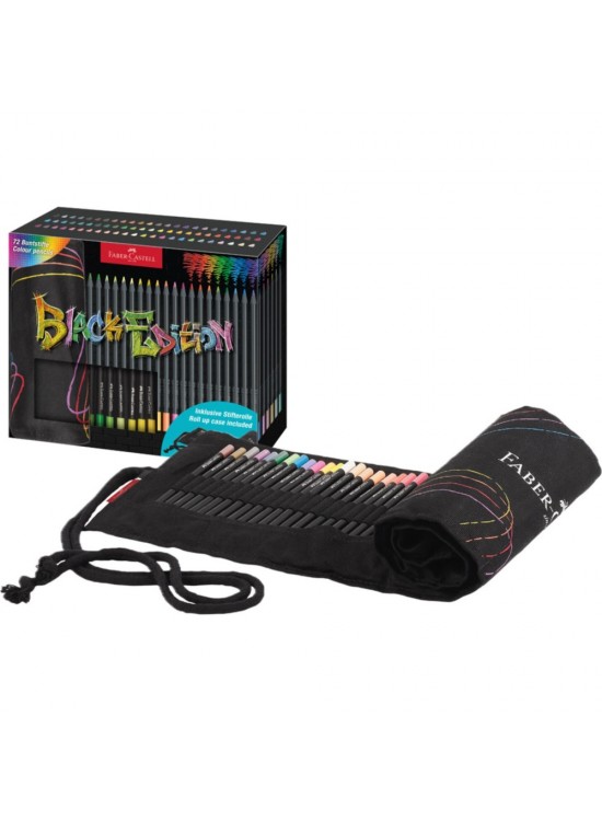Faber Boya Kalemi Black Edition Rulo 72 Li 5171116418000