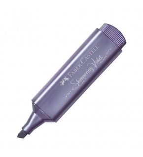 Faber-Castell 1546 Fosforlu Kalem Metalik Mor (1 Adet)
