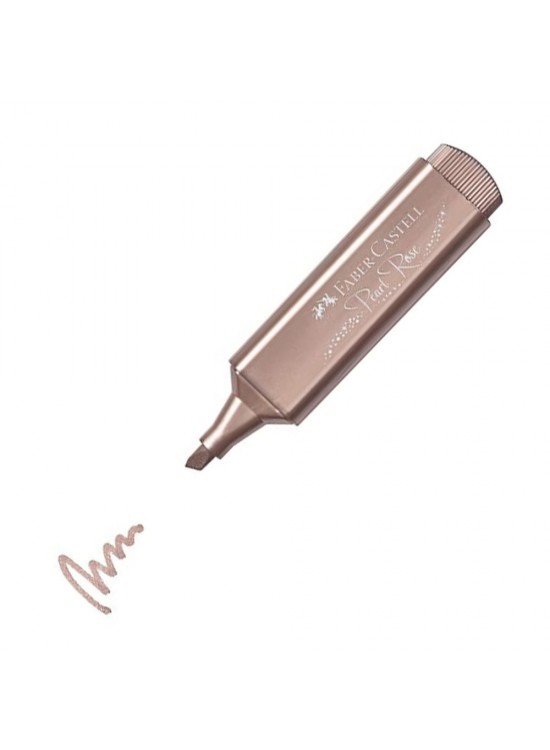 Faber-Castell 1546 Fosforlu Kalem Metalik Rose (1 Adet)