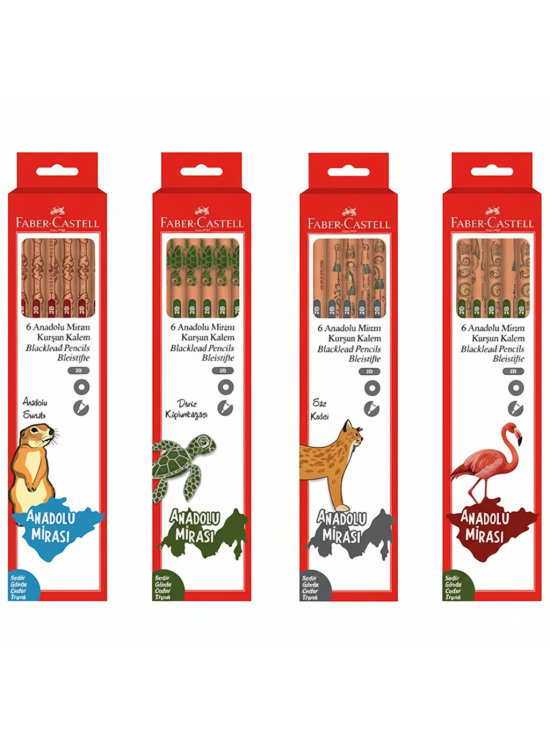 Faber-Castell Anadolu Mirası 2B Kurşun Kalem (1 Adet)
