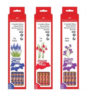 Faber-Castell Anadolu Mirası Çiçekler 2B Kurşun Kalem (1 Adet)