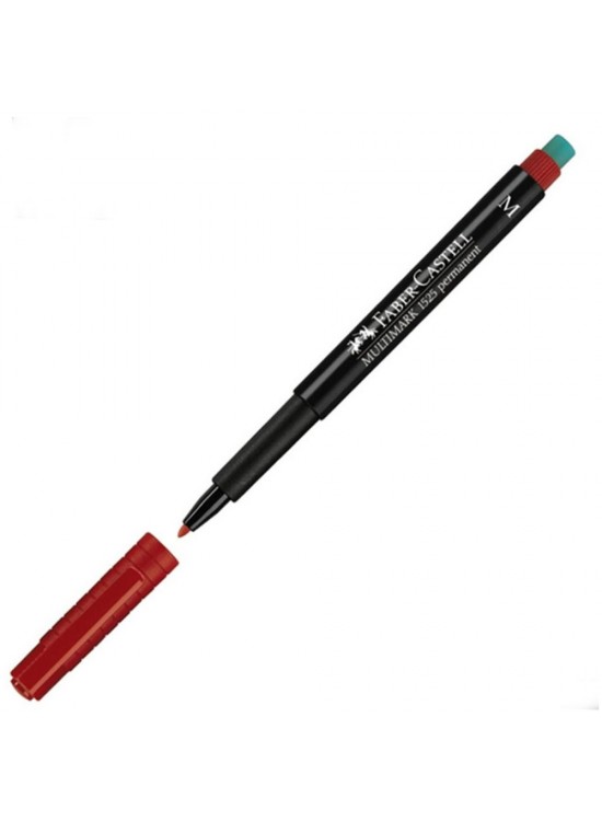 Faber-Castell Asetat Kalemi Permanent M Seri Kırmızı 15 25 21 (1 Adet) Faber-Castell Asetat Kalemi Permanent M Seri Kırmızı 15 25 21 (1 Adet)