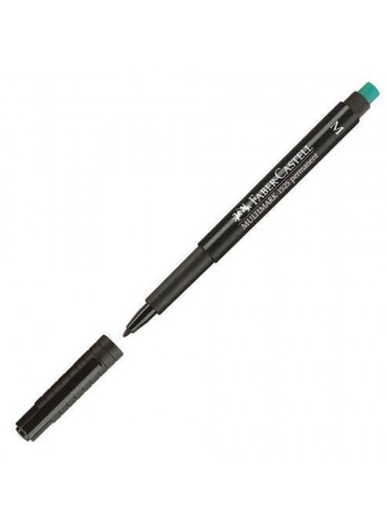 Faber-Castell Asetat Kalemi Permanent M Seri Siyah 15 25 99 (1 Adet)