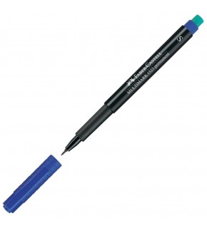 Faber-Castell Asetat Kalemi Permanent S Seri Mavi 15 23 51 (1 Adet)