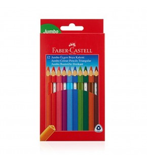 Faber-Castell Boya Kalemi 12 R. Jumbo T.b. Üçgen 5171116615000