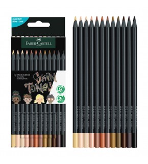 Faber-Castell Boya Kalemi Black Edition Skin Tones 12 Li 5171 116414