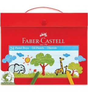 Faber-Castell Çantalı Pastel Boya Karton 24 Lü