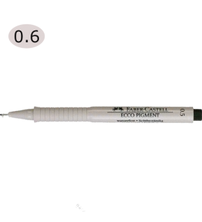 Faber-Castell Çizim Kalemi Ecco Pigment 0.6 mm Siyah 16 66 99 (1 Adet)