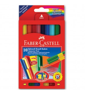 Faber-Castell Eğlenceli Keçeli Kalem 10 Renk