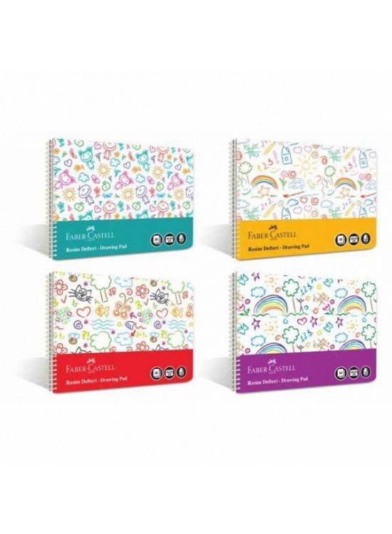 Faber-Castell Eğlenceli Resim Defteri PP Kpk 35x50 Faber-Castell Eğlenceli Resim Defteri PP Kpk 35x50