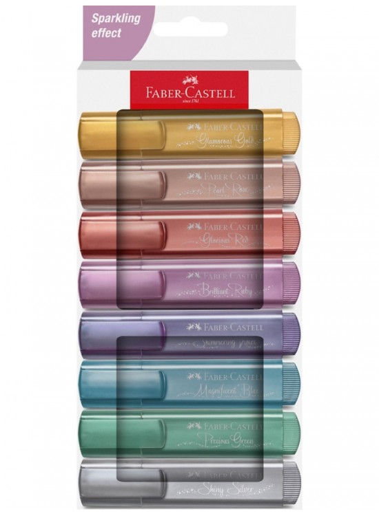 Faber-Castell Fosforlu K 46, Metalik 8x 2024 5030254678