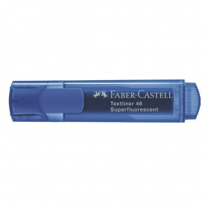 Faber-Castell Fosforlu Kalem 1546 Şeffaf Gövde Mavi 5030154652000 (1 Adet)