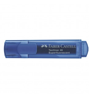 Faber-Castell Fosforlu Kalem 1546 Şeffaf Gövde Mavi 5030154652000 (1 Adet)