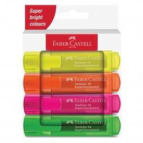 Faber-Castell Fosforlu Kalem 46 Şeffaf 4x 2024