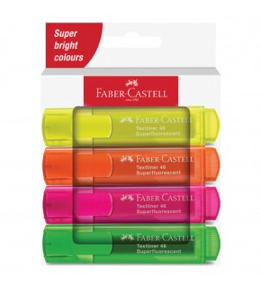 Faber-Castell Fosforlu Kalem 46 Şeffaf 4x 2024